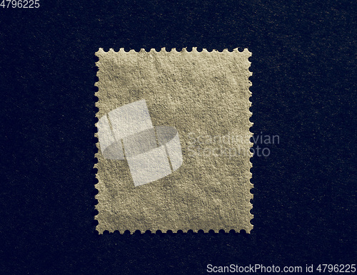 Image of Vintage looking Blank stamp