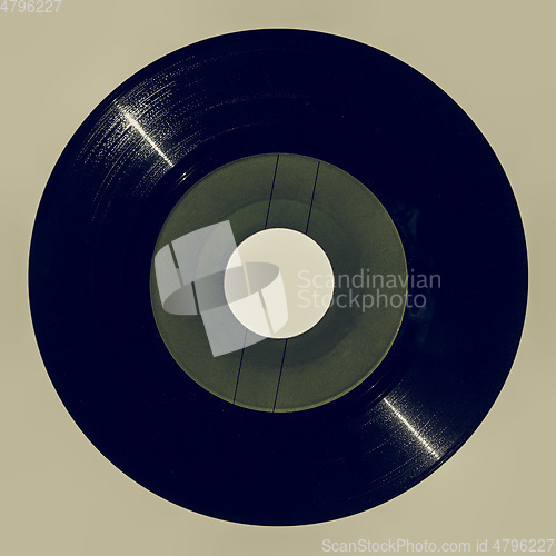 Image of Vintage looking Green vinyl record