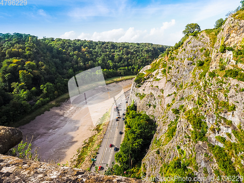 Image of HDR River Avon Gorge in Bristol