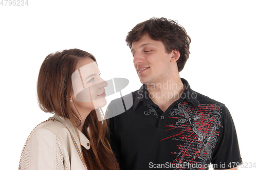 Image of Close up image of young loving couples