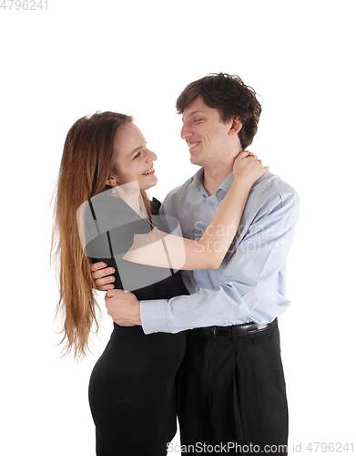 Image of Couple lovingly embracing each other