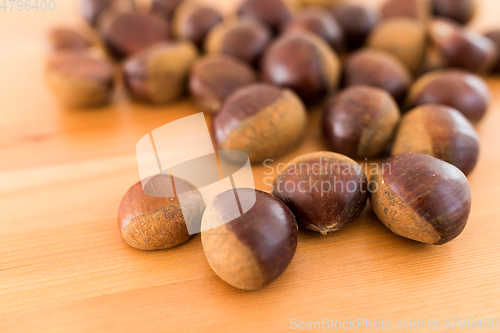 Image of Heap of chestnut