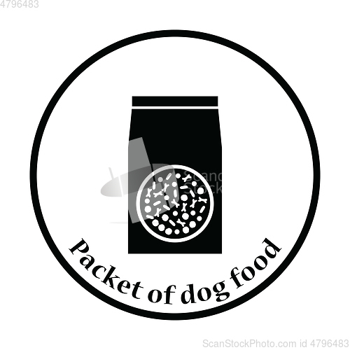 Image of Packet of dog food icon