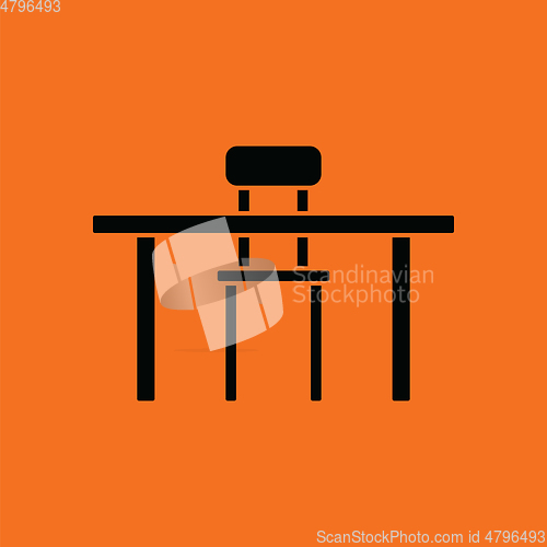 Image of Table and chair icon