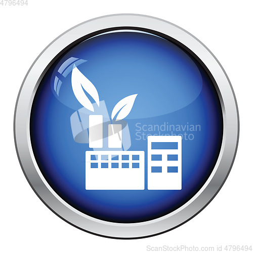 Image of Ecological industrial plant icon