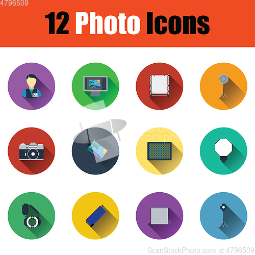 Image of Photography icon set