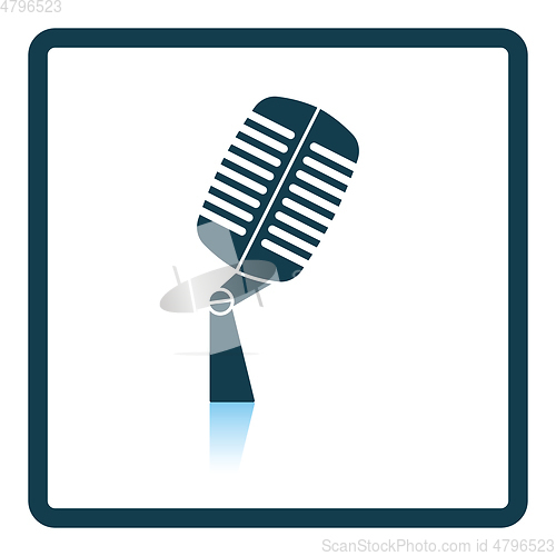 Image of Old microphone icon