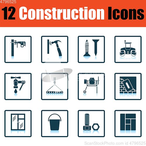 Image of Construction icon set