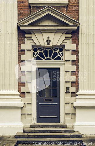 Image of Vintage looking British door