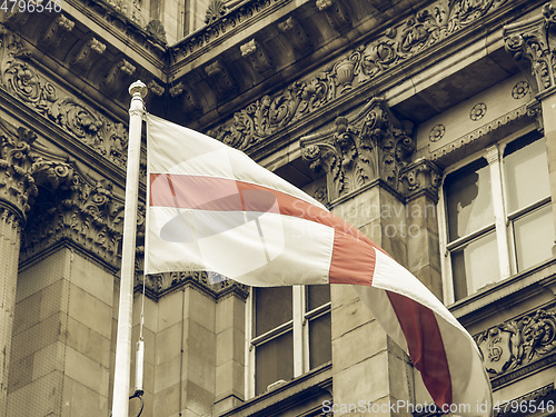 Image of Vintage looking England flag