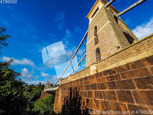 Image of HDR Clifton Suspension Bridge in Bristol