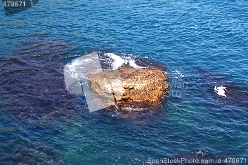 Image of Rock in the sea