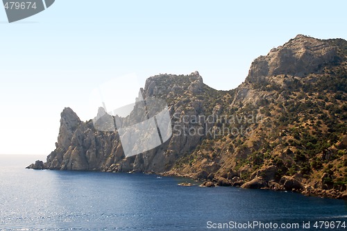 Image of Mountains, sea, sky. Ukraine. Southern coast of Crimea. 2