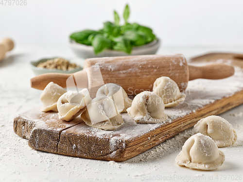 Image of fresh homemade dumplings