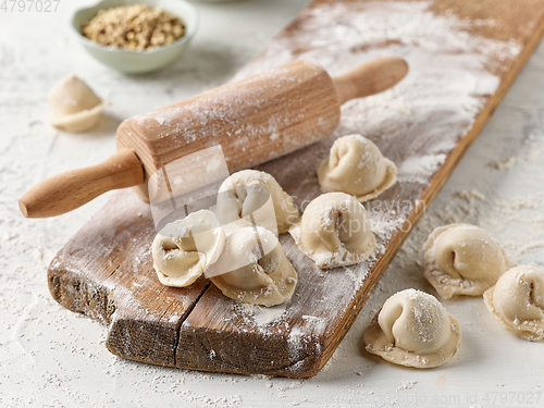 Image of fresh homemade dumplings