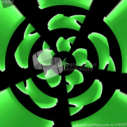 Image of Abstract 3d background