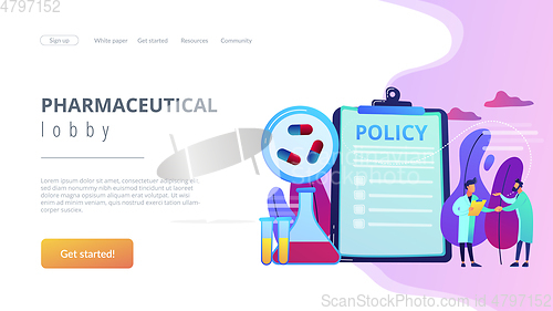 Image of Pharmaceutical policy concept landing page.