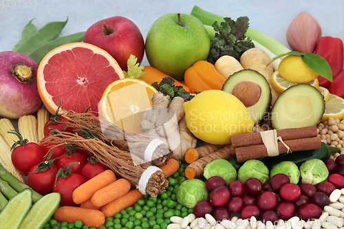 Image of Healthy Food for Immune Defense