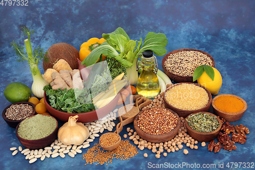 Image of Healthy Plant Based Vegan Food Collection