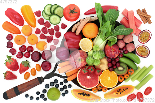 Image of Healthy Fresh Food High in Antioxidants