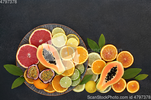 Image of Tropical and Citrus Fruits for High Fibre Boost