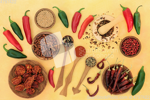 Image of Chilli Peppers Herbs and Spice