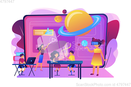 Image of Smart spaces concept vector illustration