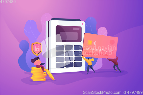 Image of Debit card vector illustration.