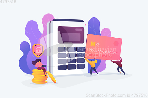 Image of Debit card vector illustration.