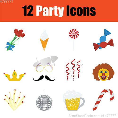 Image of Party icon set