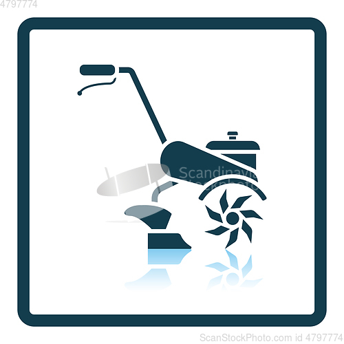 Image of Garden tiller icon