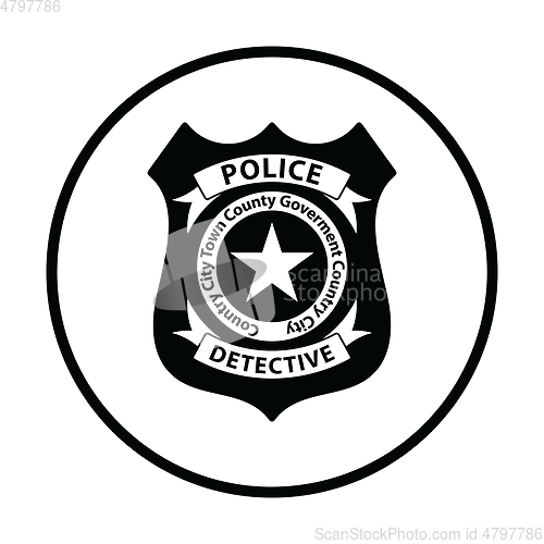 Image of Police badge icon