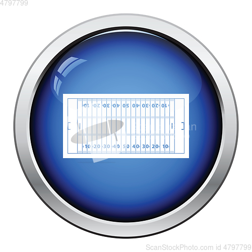 Image of American football field mark icon