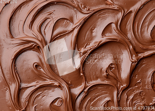 Image of melted chocolate texture