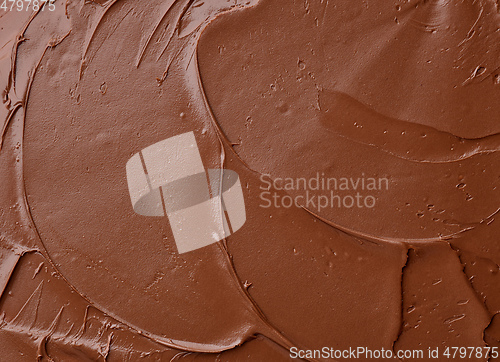 Image of melted chocolate texture