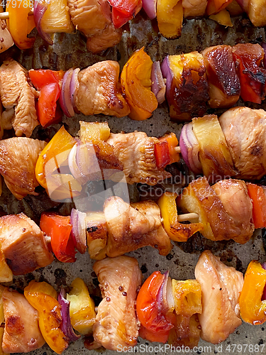 Image of grilled chicken and vegetables