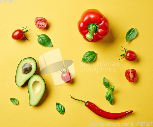 Image of fresh raw vegetables