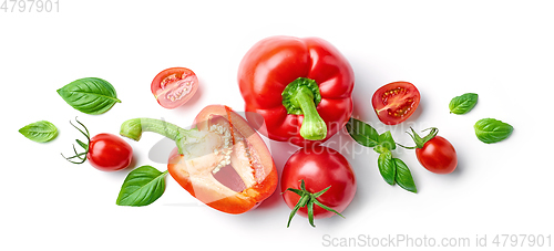 Image of various fresh vegetables