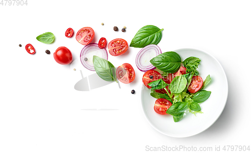 Image of fresh raw vegetables