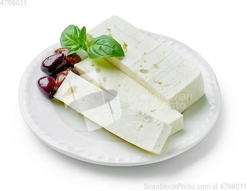 Image of fresh greek cheese