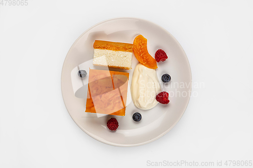 Image of Curds With Jelly And Berries