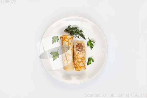 Image of Pancakes And Greenery