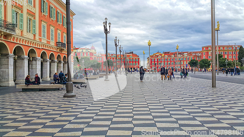 Image of Place Massena in Nice, French Riviera, Cote d'Azur, France