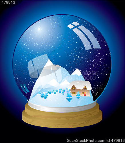 Image of snow globe modern