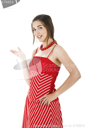 Image of Woman talking