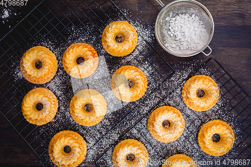 Image of Gugelhupf - homemade lemon cheesecake as bundt cakes