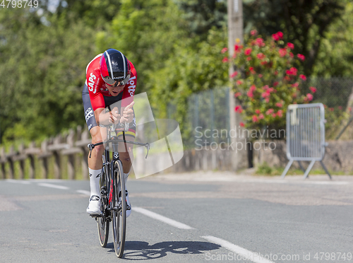 Image of The Cyclist Tiesj Benoot - Criterium du Dauphine 2017