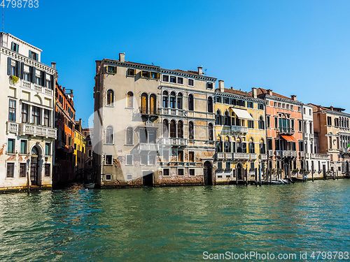 Image of Canal Grande in Venice HDR