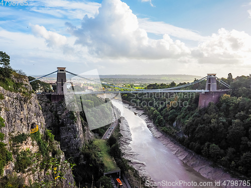 Image of HDR Clifton Suspension Bridge in Bristol