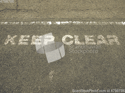 Image of Vintage looking A sign